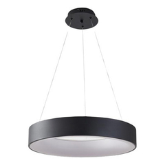 Lampara Colgante Led Rule 60cm Negro Deco Moderno Vig - comprar online