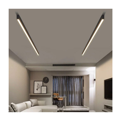 Perfil Led Dyna Negro 240cm Dinámico Lineal 50w - Su Luz Deco