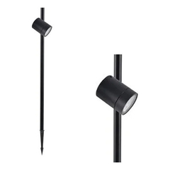Aplique Snow Jabalina Aluminio Negro Exterior Gu10 60cm Cie - comprar online