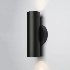 Aplique Pared Interior Viker Duo Negro Apto Led Gu10 - comprar online
