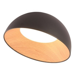 Plafon Led Kong-m Negro Madera Moderno Calidad Premium Gmg - comprar online