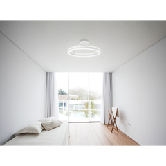 Plafon Aro Led 50cm Blanco L7477b - comprar online