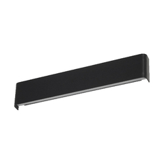 Aplique Pared Leuk Momo 1 Negro Aluminio - comprar online