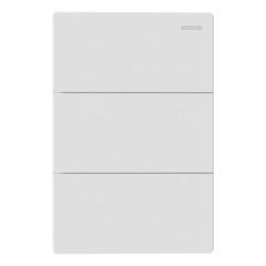 Llave De Luz Tecla Milan Blanco 3 Canal 2 Vias Ac 250v - comprar online