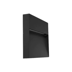 Aplique Pared Book Led Cob Negro Exterior Diseño Deco - comprar online