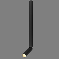Aplique De Techo Movil Led Diseño Shir 2 Negro 50cm