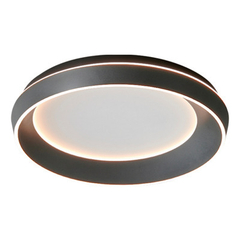 Plafon Led Oslo S Negro 60w Diseño Moderno 40cm Dab - comprar online