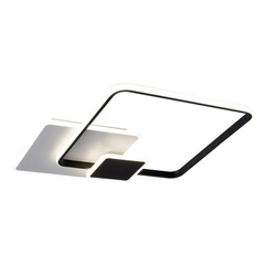 Plafon Led Texas Negro 42w Diseño Moderno Tendencia Dab - comprar online