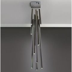 Colgante Focus 12 Luces Led Deco Moderno Altura Regulable - Su Luz Deco