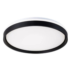 Plafon Led Split Negro Redondo 50cm Diseño Moderno Cie - comprar online