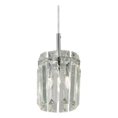 Colgante 1 Luz Canopus Cristal Apto Led G9 Deco Moderno - Su Luz Deco