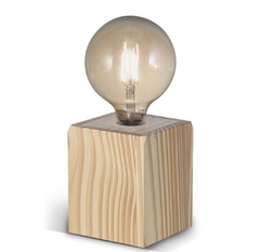 lámpara de escritorio madera