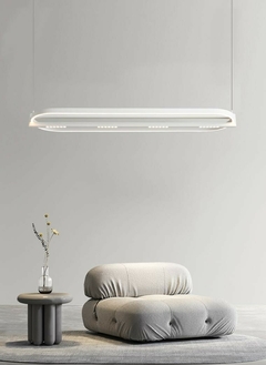 Colgante Led Ramla S Ovoide Blanco 56w Aluminio Moderno - comprar online