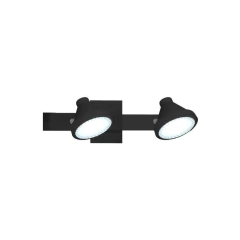 Aplique 1 Luz Spot Movil Conico Ar111 Apto Led Oslo Blanco - Su Luz Deco