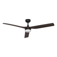 Ventilador De Techo Madera Oscura 530b Control Remoto Laft