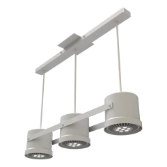 Lampara Colgante Trini Blanco 3 Luces Tachos Para Led Ar111 - tienda online
