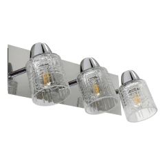 Aplique 4 Luces Plafon Vidrio Old Apto Led E-27 - Su Luz Deco