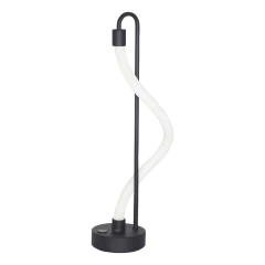 Lampara Velador De Mesa Worm Manguera Led Dimerizable Touch