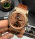 Classic Fusion Relógio Premium Rose Gold Marrom Masculino | CIA IMPORTADOS