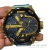 Mr. Daddy 2.0 Dourado Preto Linha Premium Cronógrafo 4 Fusos Horários DZ7333