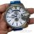 Mega Chief Prata Branco Azul Linha Premium Cronógrafo - comprar online