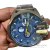 Mega Chief Prata Azul Amarelo Linha Premium Cronógrafo - comprar online