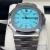 Nautilus Tiffany Prata Azul Linha Premium Automático - CIA IMPORTADOS