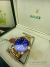 Relógio Submariner Dourado Mostrador Azul 41mm Masculino - loja online