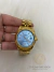 Relógio Datejust Dourado Mostrador Azul Claro 41mm Masculino