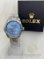 Relógio Datejust Prata Mostrador Azul Claro 41mm Masculino - CIA IMPORTADOS