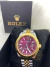 Relógio Datejust Bicolor Mostrador Vinho 41mm Masculino - loja online