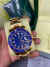 Submariner Premium Banhado a Ouro com Mostrador Azul Bezel Azul Automático - loja online