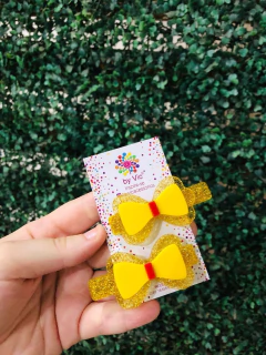 PAR PRESILHA LAÇAROTE PRINCESAS BY VIC - by Vic Acessórios