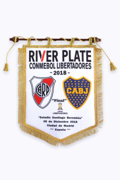 BANDERIN OFICIAL FINAL LIBERTADORES 2018 MADRID en internet