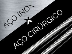 Anel Convex Pai Nosso Quadri - Aço 316l Design 9.00mm - comprar online