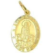 Medalha N.S.Fátima Ouro 18K