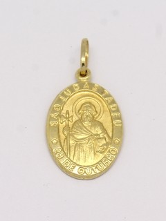 Medalha São Judas Tadeu em Ouro 18K