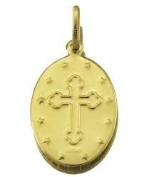 Medalha São Jorge Oval em ouro 18k - comprar online