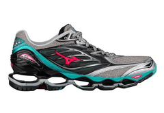 Tênis Mizuno Wave Prophecy 6 Cinza e Turquesa