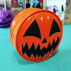 Nécessaire Pumpkin Laranja e Preta - Nara Prado
