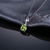 Colar com Pingente em Peridoto Ponto de Luz 6mm em Prata - comprar online