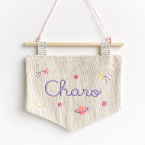 BANDEROLA SATURNO LILA