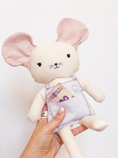 Muñeco Ratón Pérez con bolsillo portadiente