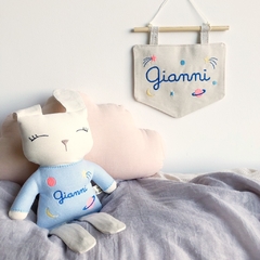 Banderola Saturno celeste - comprar online