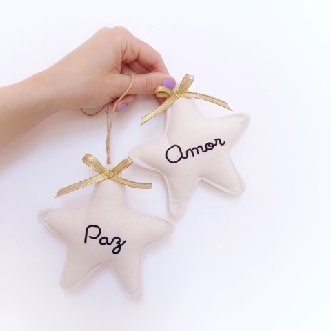 Pack x 2 estrellas navideñas