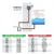 Cascata de Embutir 80cm para piscina com LED - Aço INOX na internet