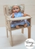 Cadeirão de boneca - CECY Arte em Madeira
