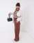 Sweater Pier Cuello Redondo Rayado - comprar online