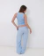 Pantalón Lino Tiro Bajo Morchi Rayado Gigi - comprar online