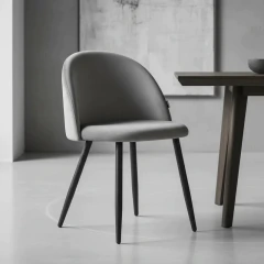 Mesa Oslo Neolith 140 + 4 Sillas Thea Pana Gris